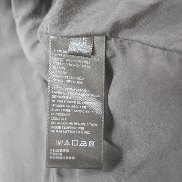 Free People Military Jacket Gray Romantic Ruffles - Picture 13 of 16